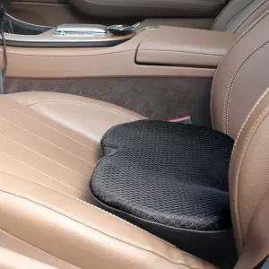 차량용 시트 방석 운전석 사계절 통기성 자동차 시트 방석 운전자 분리형 미끄럼 압력 허리 메쉬 높이 분산