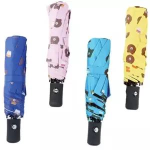 접이식 자동 우산 경량 휴대용 암막 3단 자동 우산 양산 간편 가리개 햇빛 수동 아동