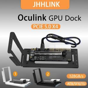 eGPU OCuLink 도크 PCIe 5.0 x4 고속 GDP 노트북 외장 비디오 그래픽 카드 M.2 Oculink SFF8611 - X16