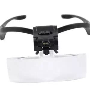 헤드 밴드 확대경 착용형 돋보기 작업용 led 확대경 정밀 손자유