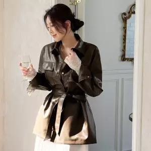 [난닝구] 젠우베 레더벨트자켓