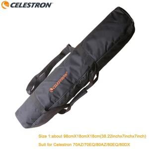 Celestron AstroMaster 80EQ 용 멀티 포켓 천문 망원경 운반 케이스 숄더 백 핸드백 98-110cm