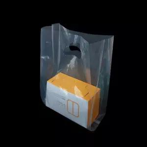 PE M형 투명 쇼핑 팬시봉투 23cmX35cm 옆면12cm 50매 포장봉투 쇼핑봉투 비닐백