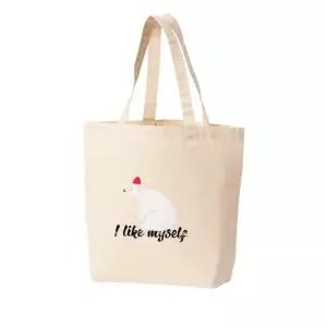 에코백 토트백 북극곰 POLAR BEAR 나 자신을 사랑한다 그림 다양한 사이즈
