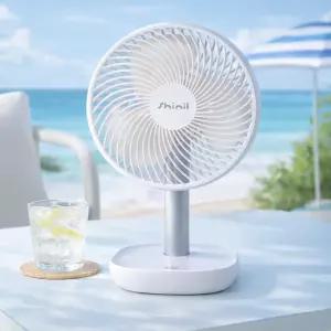 신일 BLDC 무선 미니 탁상용 선풍기 3엽날개 4단 바람세기 자연풍 캠핑선풍기 SIF-WH06KP