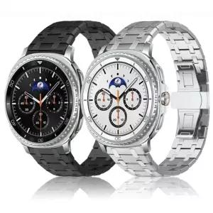 갤럭시워치8 오크 메탈밴드 스트랩 갤워치8 스테인레스 스틸 시계줄 40mm 44mm