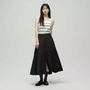 [LAP](광주신세계)언발 셔링 롱 스커트 AS1WS262