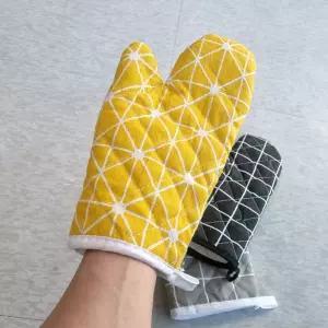 주방 오븐 냄비 장갑 2p/가정용 전자레인지 디자인 부엌 베이킹 식당용 업소용 주방용 베이커리 오븐용