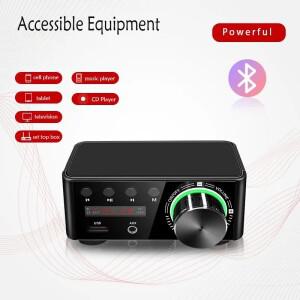 TPA3116 디지털 앰프 50W2 홈 오디오 자동차 해양 USB/AUX 미니 HiFi Bluetooth 5.0 전력 클래스 D 증폭기