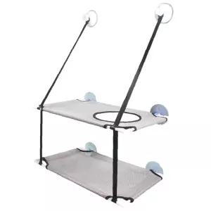 캣타워 2단해먹 실내해먹 매쉬방석 소형견침대 흡착식 통풍 창문용 2단 고양이