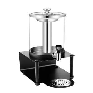 업소용 투명 저그 디스펜서 냉음료 통 두꺼운 물병 스테인리스 주스 워터 카페 워터디스펜서