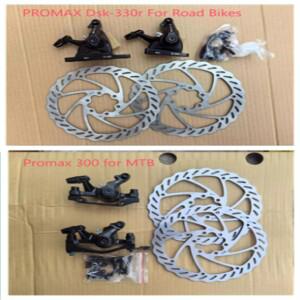 1set PROMAX Dsk-330r 300 플랫 마운트 기계식  브레이크 캘리퍼스 전면후면  2pcs 160mm 로터 도로 MTB 자