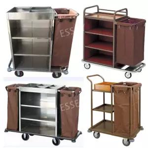 룸메이드 린넨 청소용카트 카트 정리 리조트 파티션 객실 수납 린넨정리 트롤리 청소용