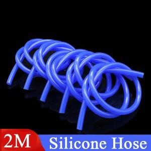 자동차 진공 고무 호스 유연한 내열성 공기 펌프 튜브 블루 실리콘 길이 2M 내경 1  8mm