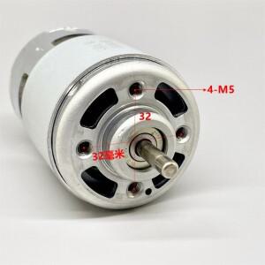 RS-887 모터 DC 12V 18V 19700RPM 고속 고출력 이중 볼 베어링 48mm 카본 브러시 전동 드릴 정원 도구