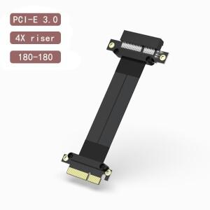 PCI Express PCI-E 4X 어댑터 라이저 카드 90도 컨버터 (서버 섀시 컴퓨터용) 3.0 X4 TO 180-180