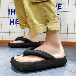 데일리 샌들 쿠션감 통굽 2컬러 슬리퍼 여름휴가 쪼리