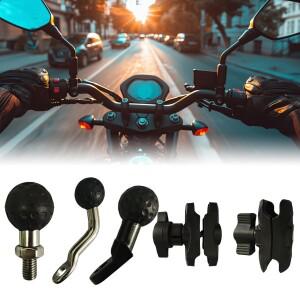 바이크 오토바이 핸들바 클램프 휴대폰 핸드폰 거치대 백미러 볼 헤드 자전거 스포츠 카메라 연결 브래킷