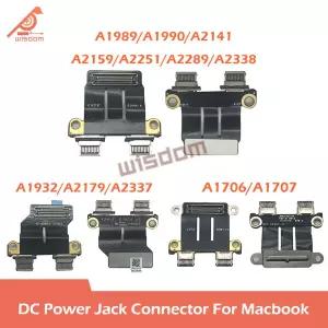 노트북 DC 전원 잭 커넥터 맥북 호환 에어 프로 레티나 13 15 타입 C USB-C A1932 A2337 A1706 A1707 A1989