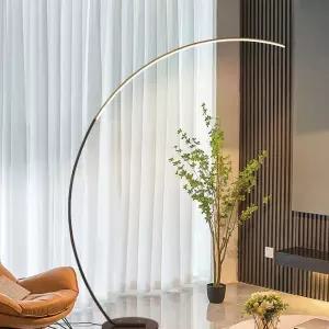 커브형 인테리어 곡선스텐드 LED 쇼파 장스탠드 조명 곡선
