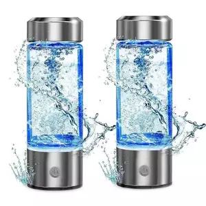 호환 HHTL 수소수 병 휴대용 수소수 이온화기 USB 생성기 420ml 2팩