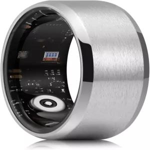 킹 윌 8mm 남성용 스마트 링 매트 표면 베벨드 엣지 방수 웨딩 밴드 컴포트 핏