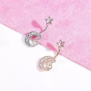 러브미 문별 배꼽 피어싱 2종 실버 로즈골드 아프리카스타일 모던유니크