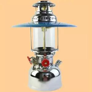 호환 스테인리스 스틸 등유 랜턴 노즐 헤드 비상용 오일 라이트 램프 야외 방풍 주전자 디자인 캔들 램프