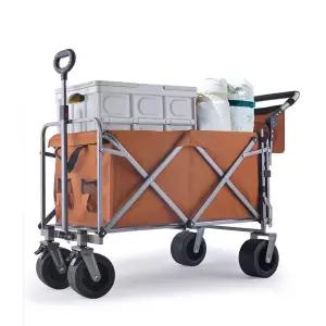 특대형 접이식 캠핑웨건 웨건카트 대용량 이동식 카트/운반/손수레/끌차/캠핑/야외활동/여행/나들이/짐웨건