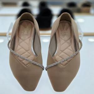 [미소페]by미소페 여성 2cm 사선 큐빅 스트랩 스틸레토 단화 112215002 BE_HDD