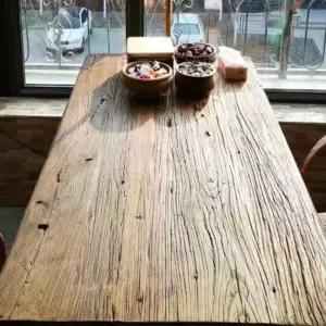 고재 테이블 오래된 상판 복고풍 나무 느릅나무 원목