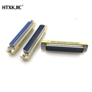 DB37 37pin MALE to FEmale 직렬 포트 커넥터 D-Sub COM 37 핀 p 미니 젠더 체인저 어댑터, 1pcs