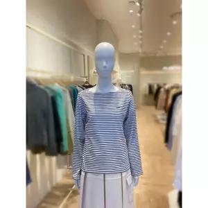 [백화점 홈쇼핑 아울렛 정품] 플라스틱아일랜드 스트라이프 보트넥 티셔츠PR7CL201