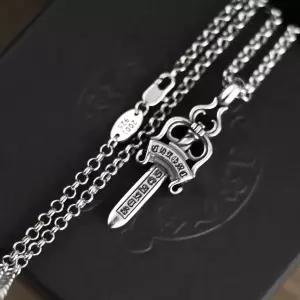 미국 크롬 하츠 925 단검 팬던트 체인 목걸이 336390291728