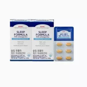 (GNC) 슬립 포뮬라 위드 아쉬아간다 2개(30정X2/수면건강)