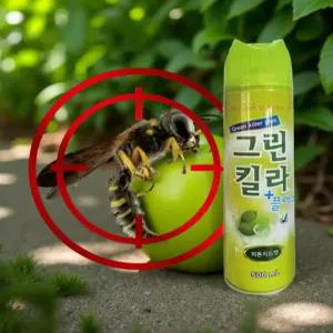 벌 기피제 해충 스프레이 살충 퇴치 500ml 3개