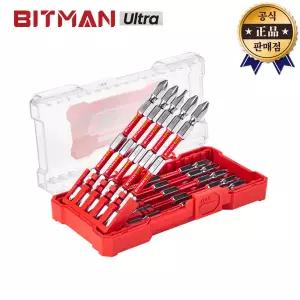 BITMAN 양용드라이버비트 BPH2110-ULTRA 울트라 10PCS 110mm 다이아몬드 십자 빗트날