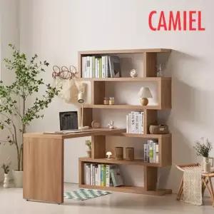 엘리스 1400x1200 5단 h형 책상세트 JA_NF0014)