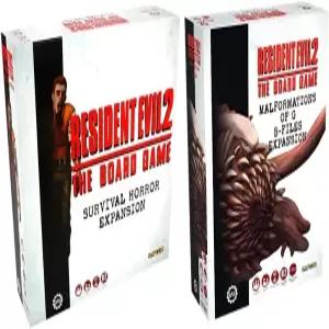 서바이벌 호러가 포함된 레지던트 이블 2 보드 게임 번들과 G B 파일의 변형 (2개 템)