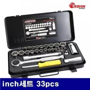 [골드스마일]BS 세신버팔로 1040713 1/4x3/8DR 소켓렌치세트 Inch세트 33pcs (1EA)