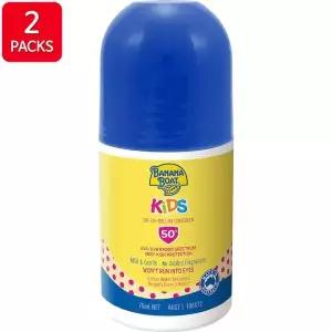 Banana Boat SPF50+ Kids Roll On Sunscreen 바나나보트 키즈 롤온 썬스크린 75ml 2팩