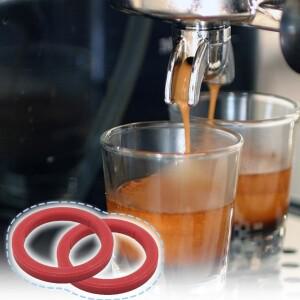 12 x E61 씰 실리콘 그룹 가스켓 Gaggia 커피 머신 교체 용 주방 액세서리 8.0mm 헤드 키트