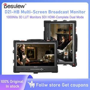 Desview D21-HB 멀티스크린 HD 4K 방송  1000Nits LUT 21.5인치 SDI HDMI-완전 듀얼 모드