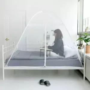 원터치 모기장 텐트 침대 이동식 모기