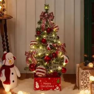 성탄트리 크리스마스 롤리팝 미니 트리 풀세트 (전구포함) 90cm