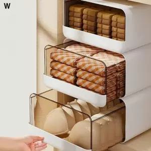 룸앤 슬라이딩 코튼 서랍함 대형 1칸 서랍 서랍함 양말정리 정리함