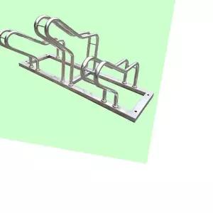 말굽형 거치대 자전거 1200mm 보관대 보관소 3대분