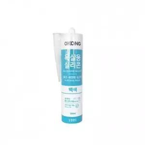 오공 욕실용 실리콘 백색 가정용 방수 욕실 실란트 핸드씰 바이오 향균