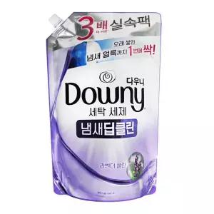 프레시 용기 실내건조 세탁세제 라벤더 다우니 냄새딥클린 1.4L [fBAA0EE]