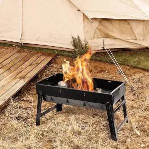 접이식 중형 그릴 캠핑화로 화로대